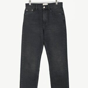 Wandler Carnation Black Straight-Leg Jeans